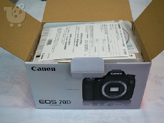 PoulaTo: Canon - EOS 70D DSLR φωτογραφική μηχανή με 18-135 χιλιοστά φακό IS STM - Μαύρο